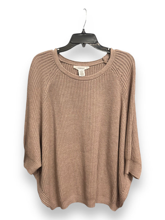 Sweater By Workshop In Tan, Size: Xl