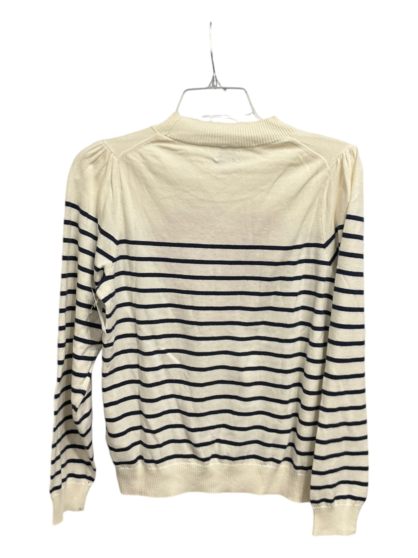 Top Long Sleeve By J. Crew In Striped Pattern, Size: S