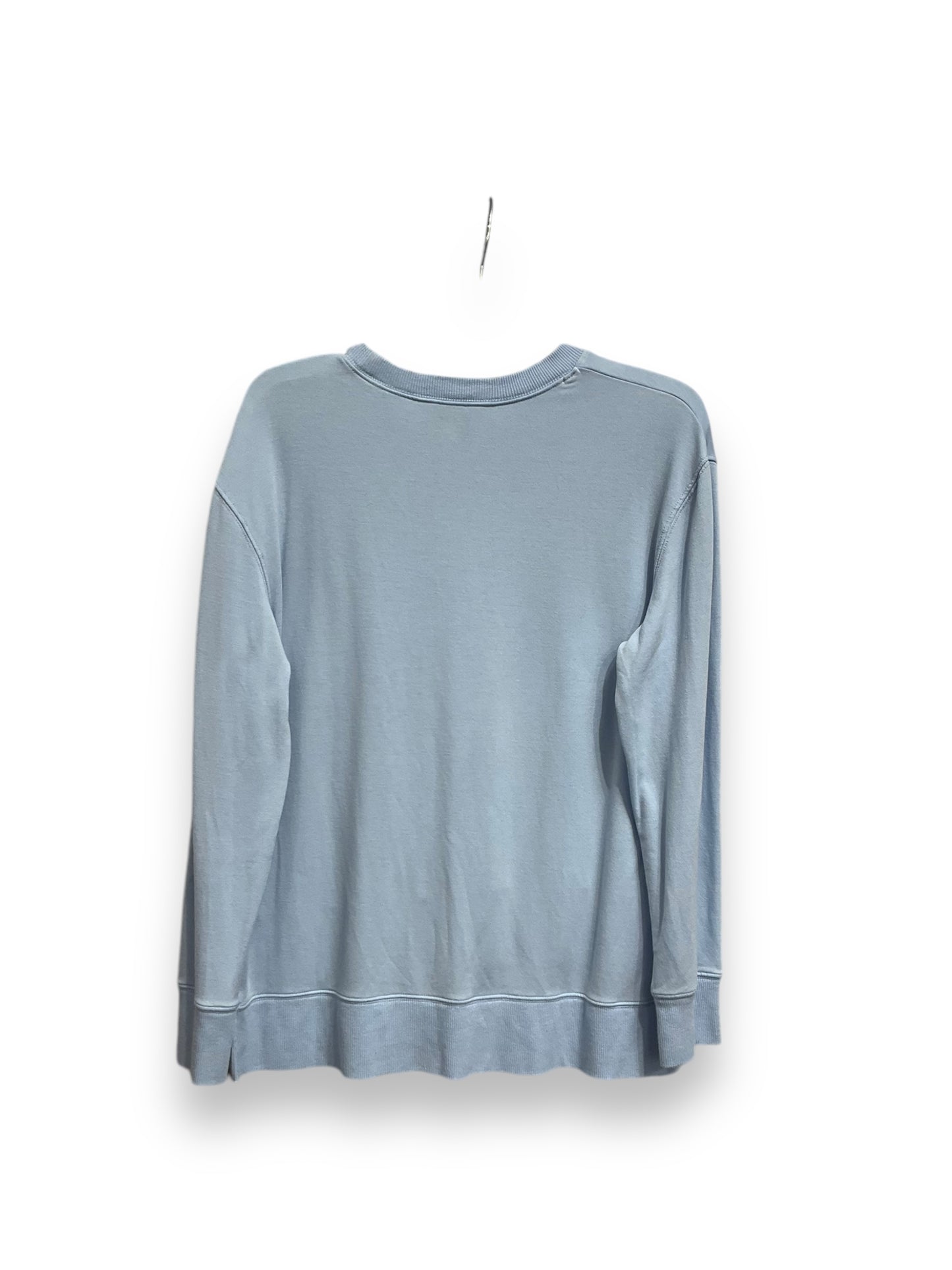 Athletic Top Long Sleeve Crewneck By Joy Lab In Blue, Size: M