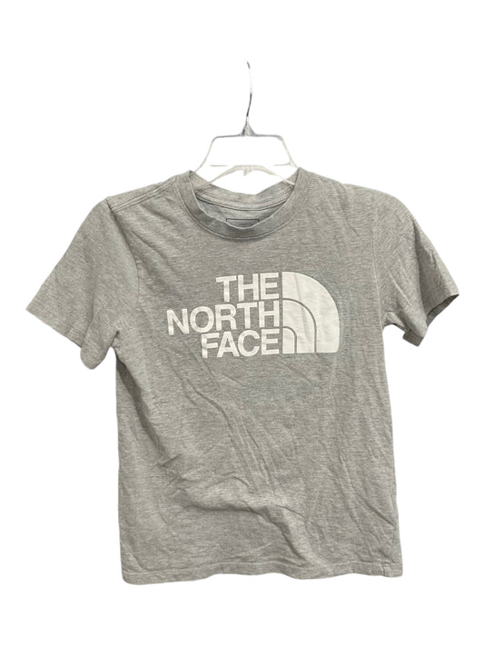 Athletic Top Short Sleeve By The North Face In Grey, Size: Xs