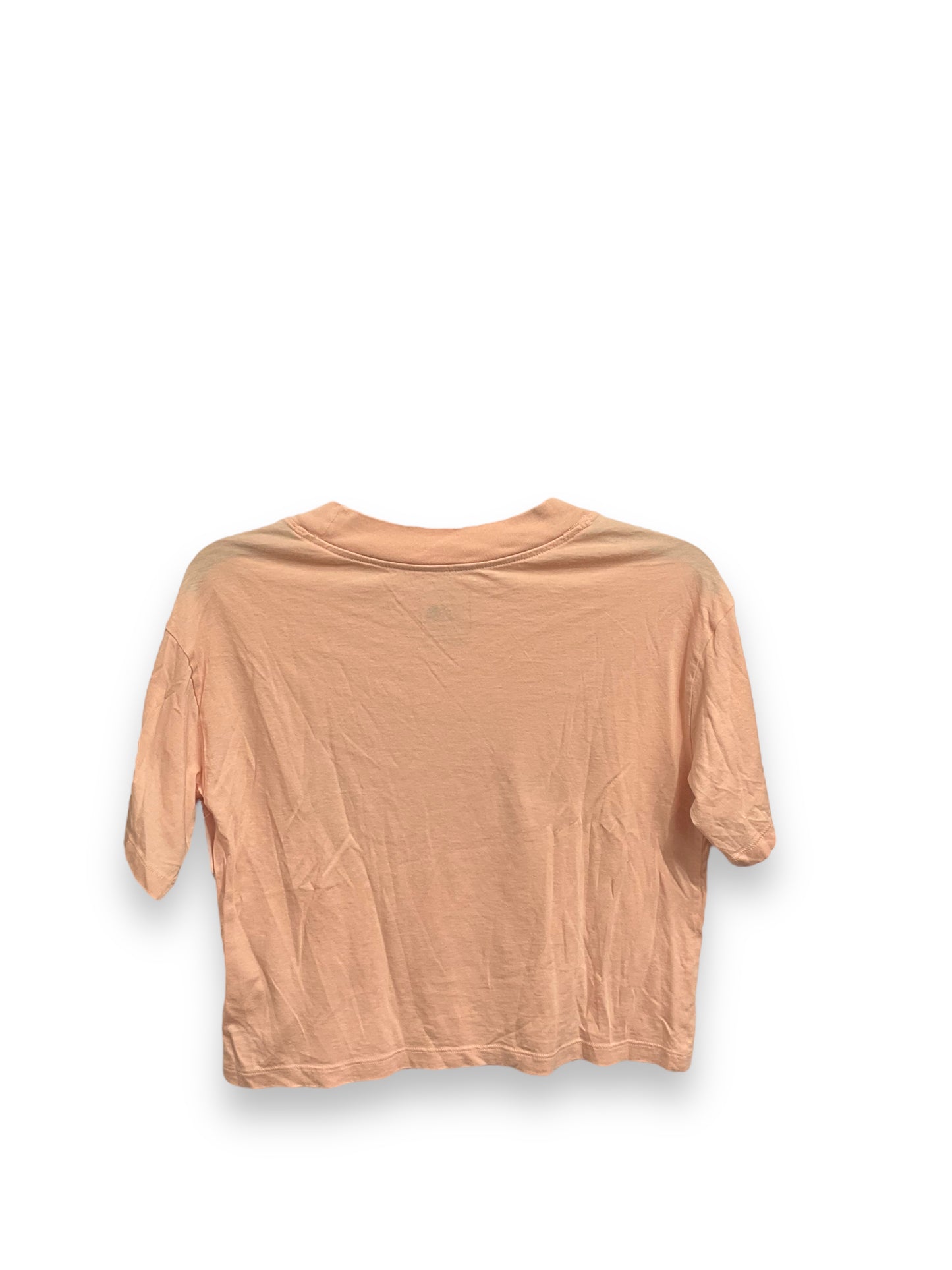 Athletic Top Short Sleeve By The North Face In Peach, Size: Xs