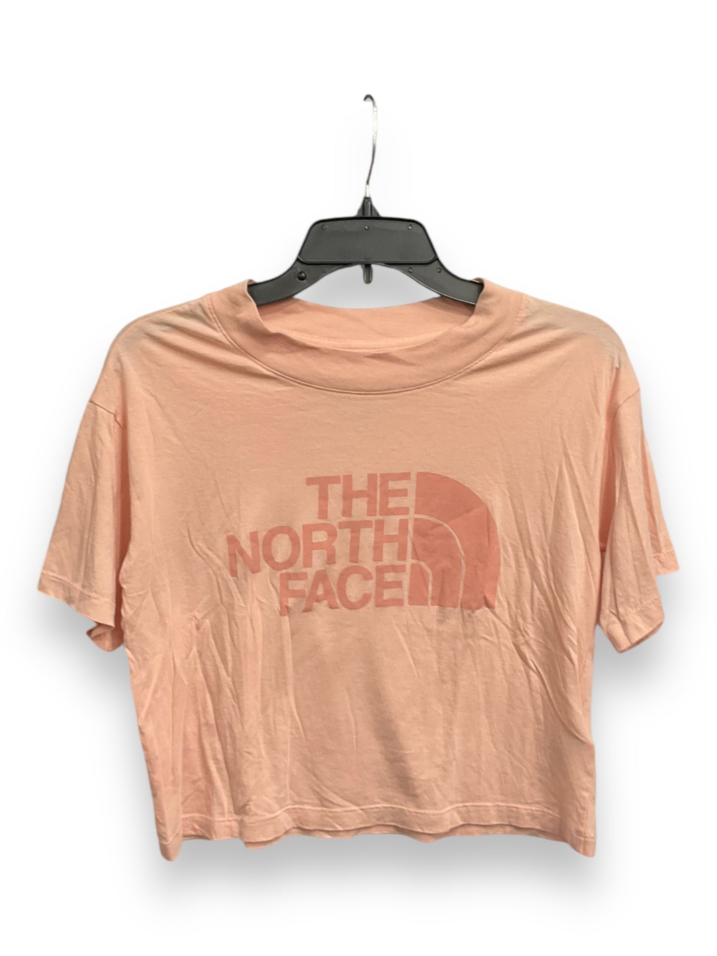 Athletic Top Short Sleeve By The North Face In Peach, Size: Xs