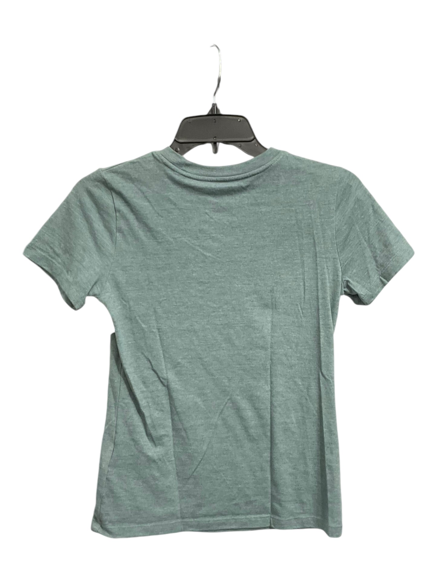 Athletic Top Short Sleeve By The North Face In Green, Size: Xs