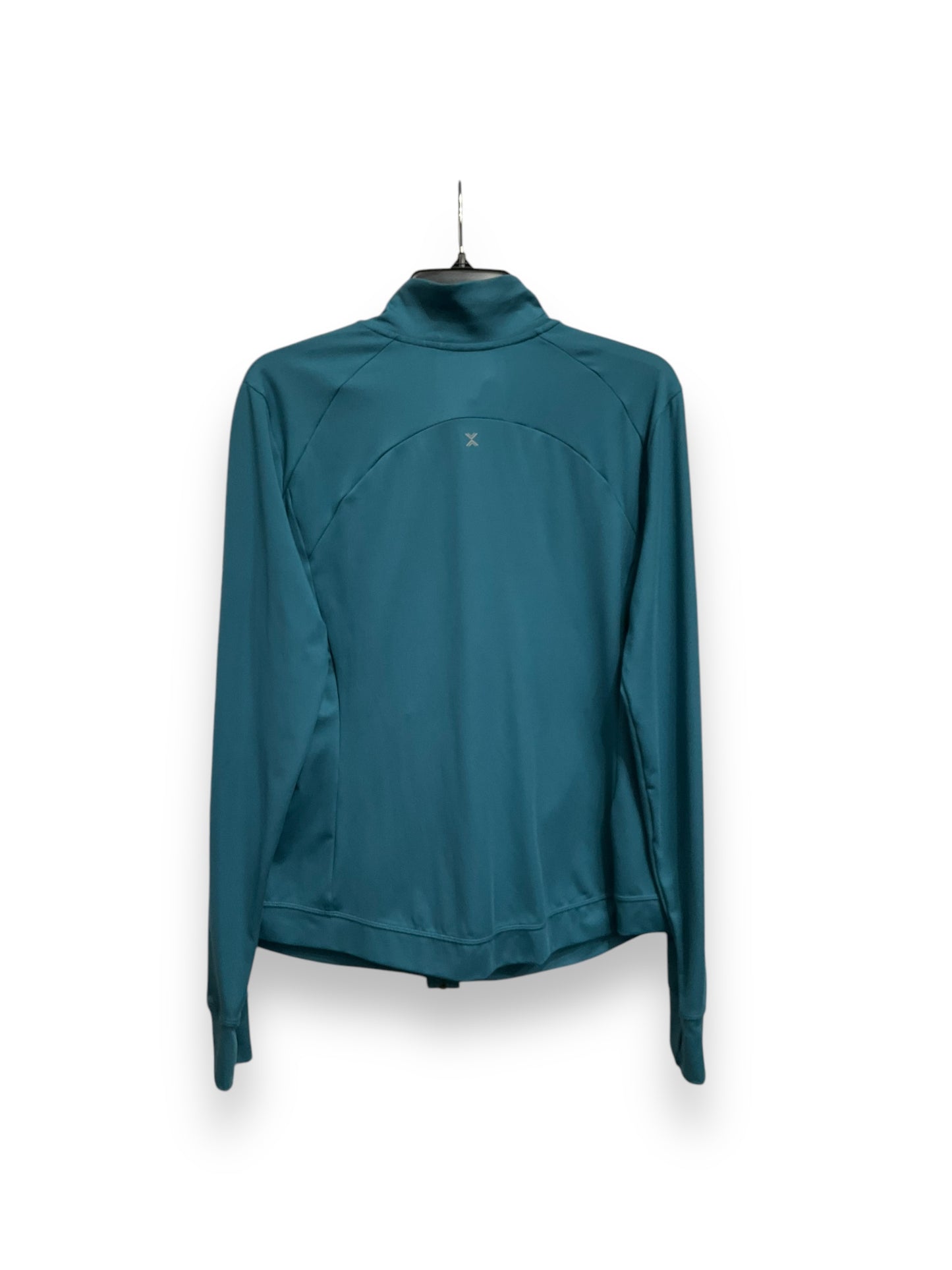 Athletic Jacket By Xersion In Teal, Size: L