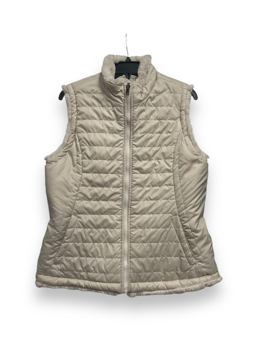 Vest Puffer & Quilted By Nicole Miller In Cream, Size: L