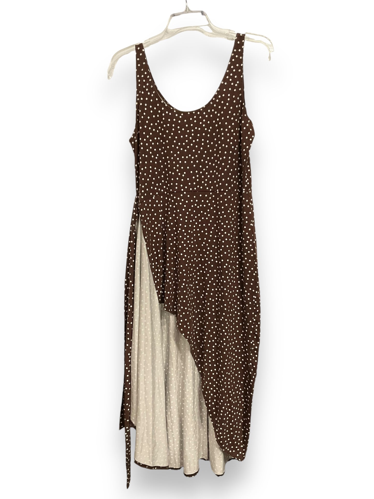 Dress Casual Maxi By Reformation In Polkadot Pattern, Size: L