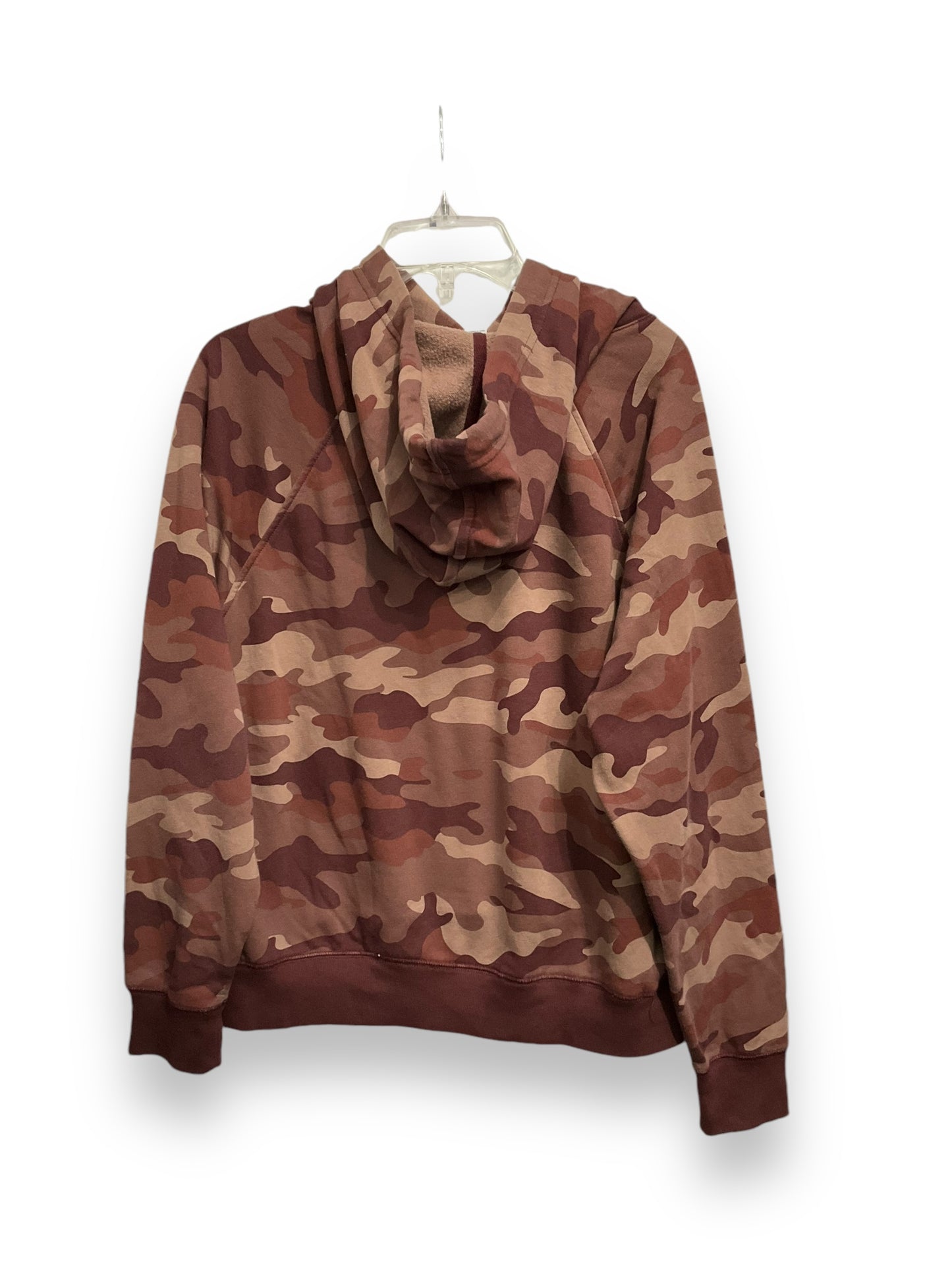 Sweatshirt Hoodie By Old Navy In Camouflage Print, Size: L