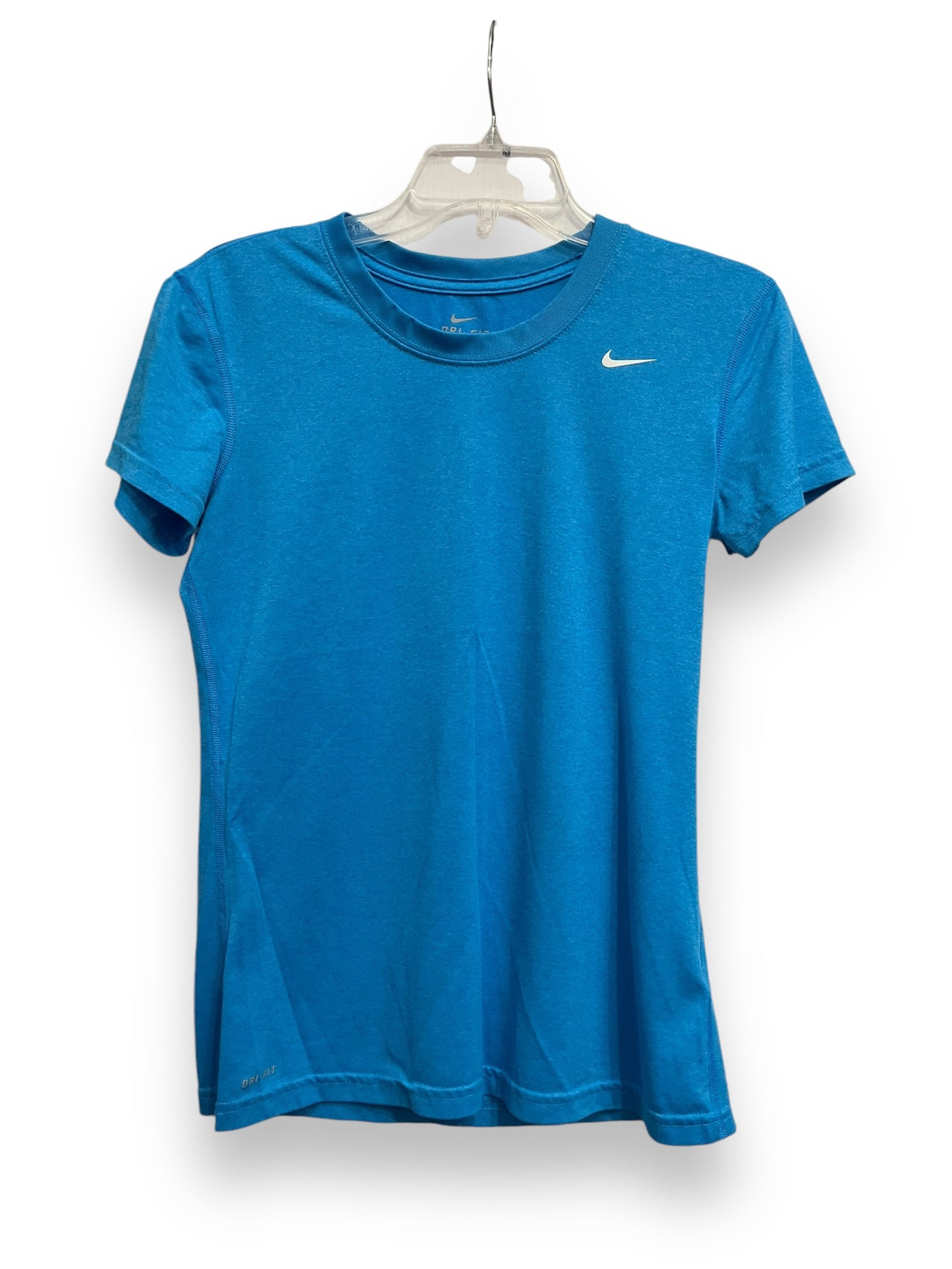 Athletic Top Short Sleeve By Nike Apparel In Blue, Size: S