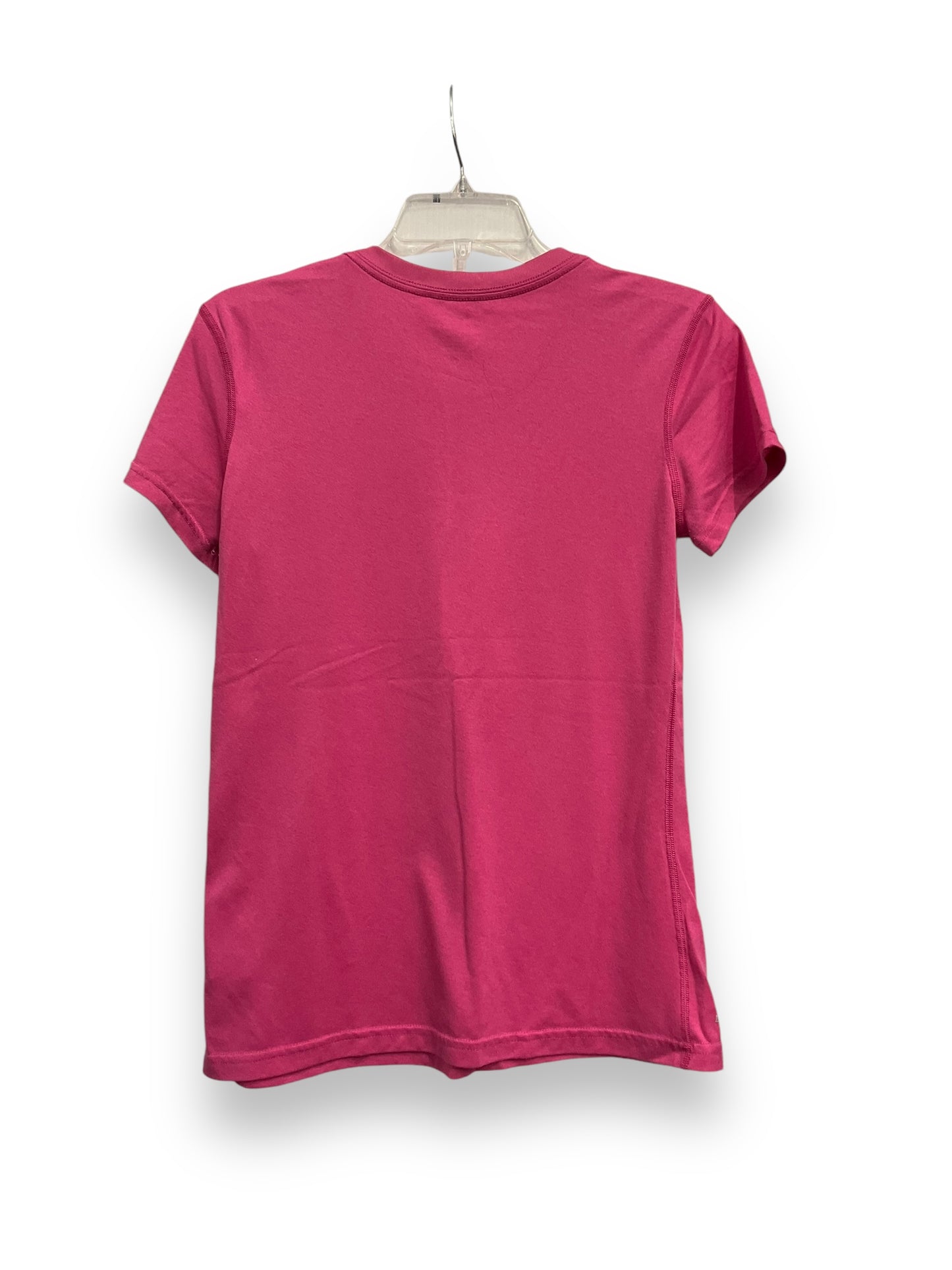 Athletic Top Short Sleeve By Nike Apparel In Pink, Size: S