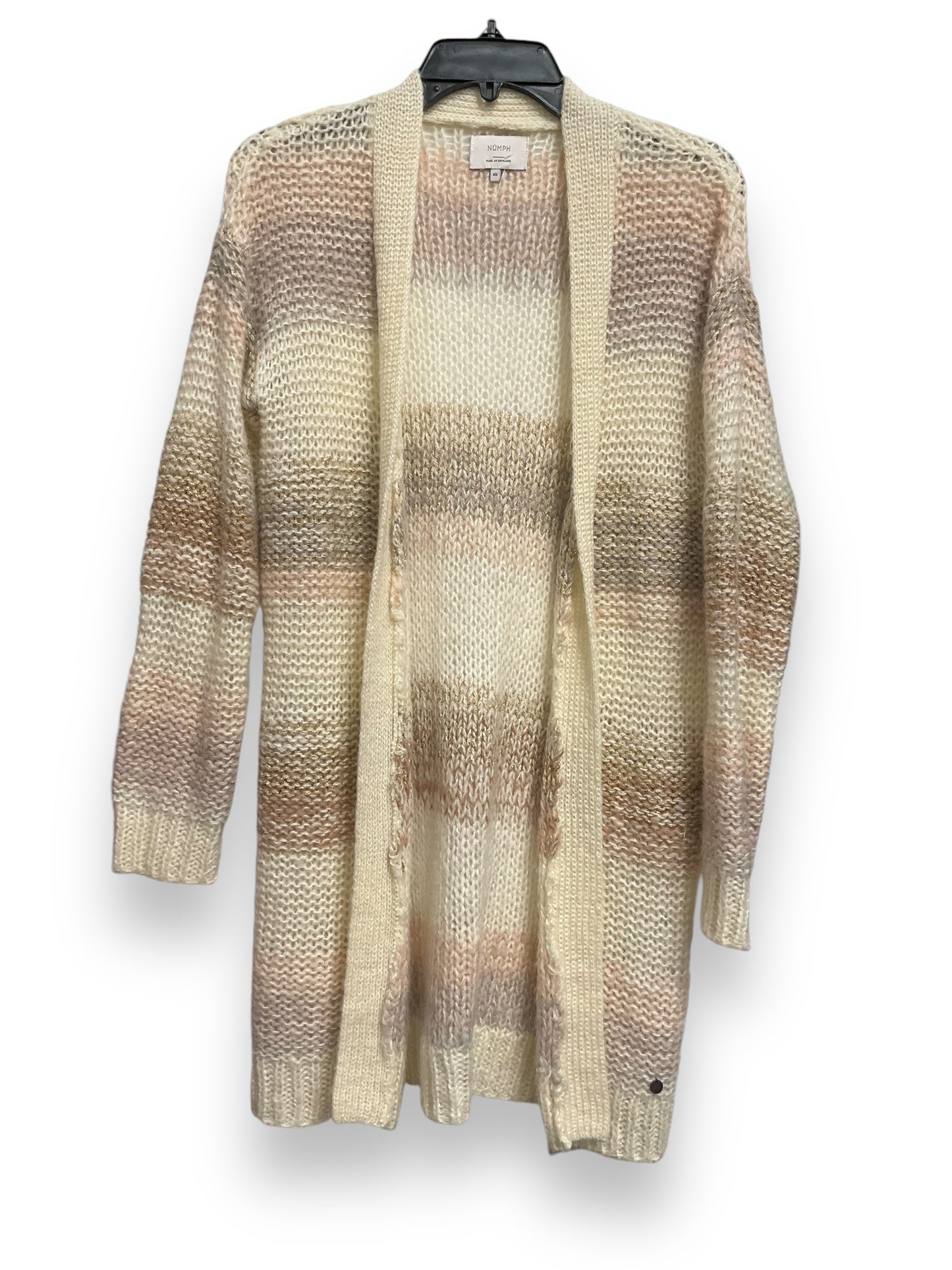 Sweater Cardigan By Numph In Striped Pattern, Size: Xs