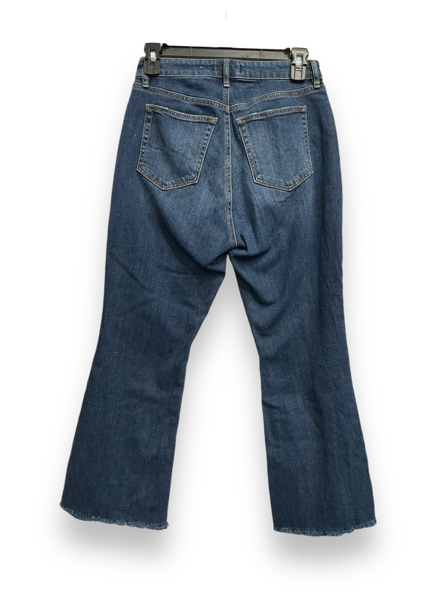 Jeans Cropped By Loft In Blue Denim, Size: 2