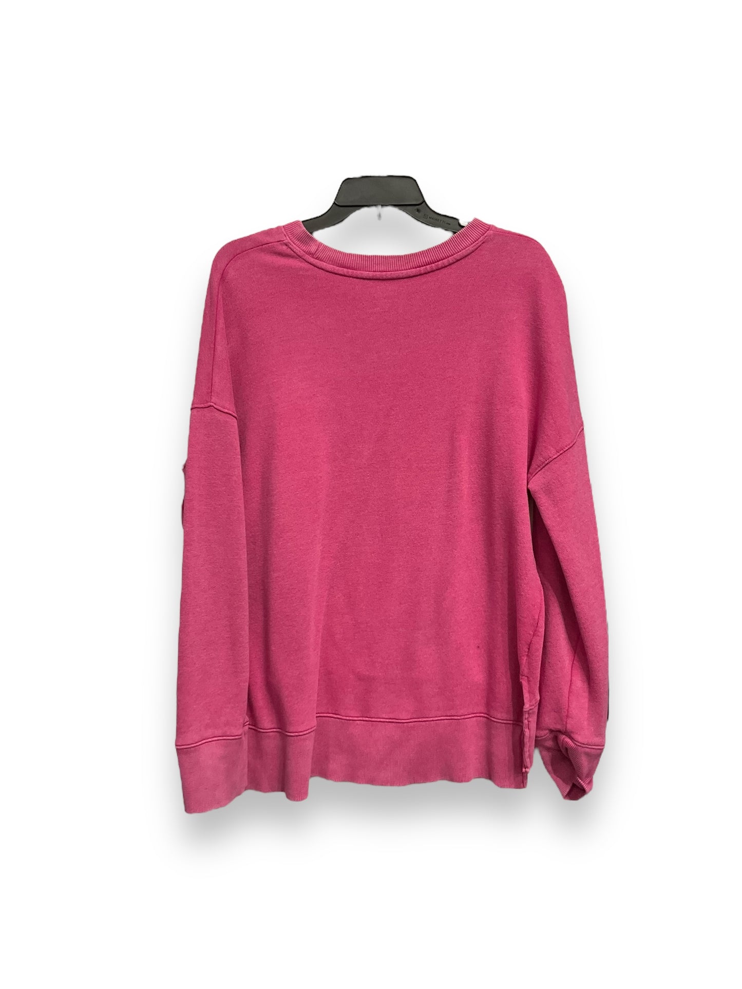 Sweatshirt Crewneck By Time And Tru In Pink, Size: L