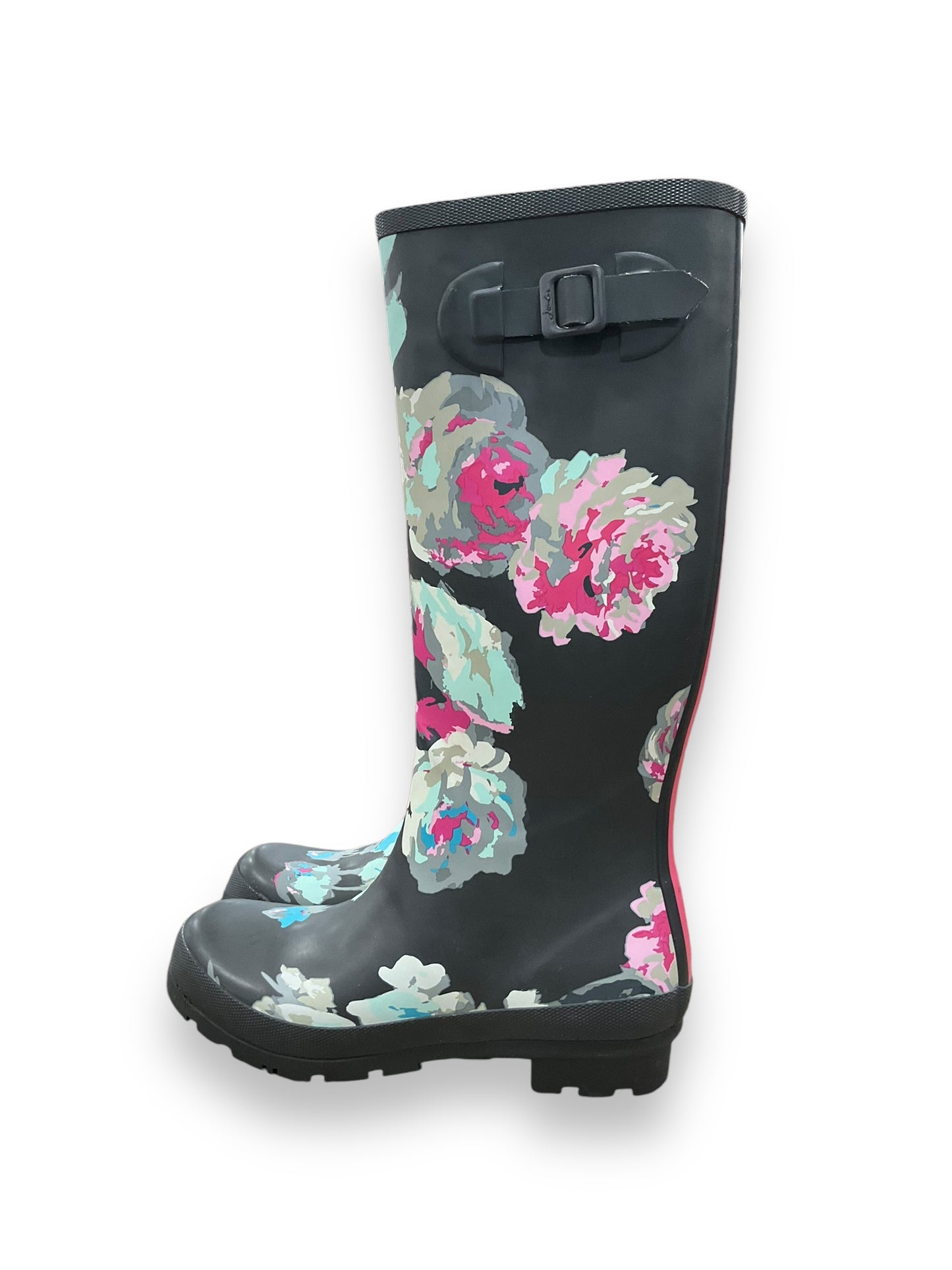 Boots Rain By Joules In Floral Print, Size: 10