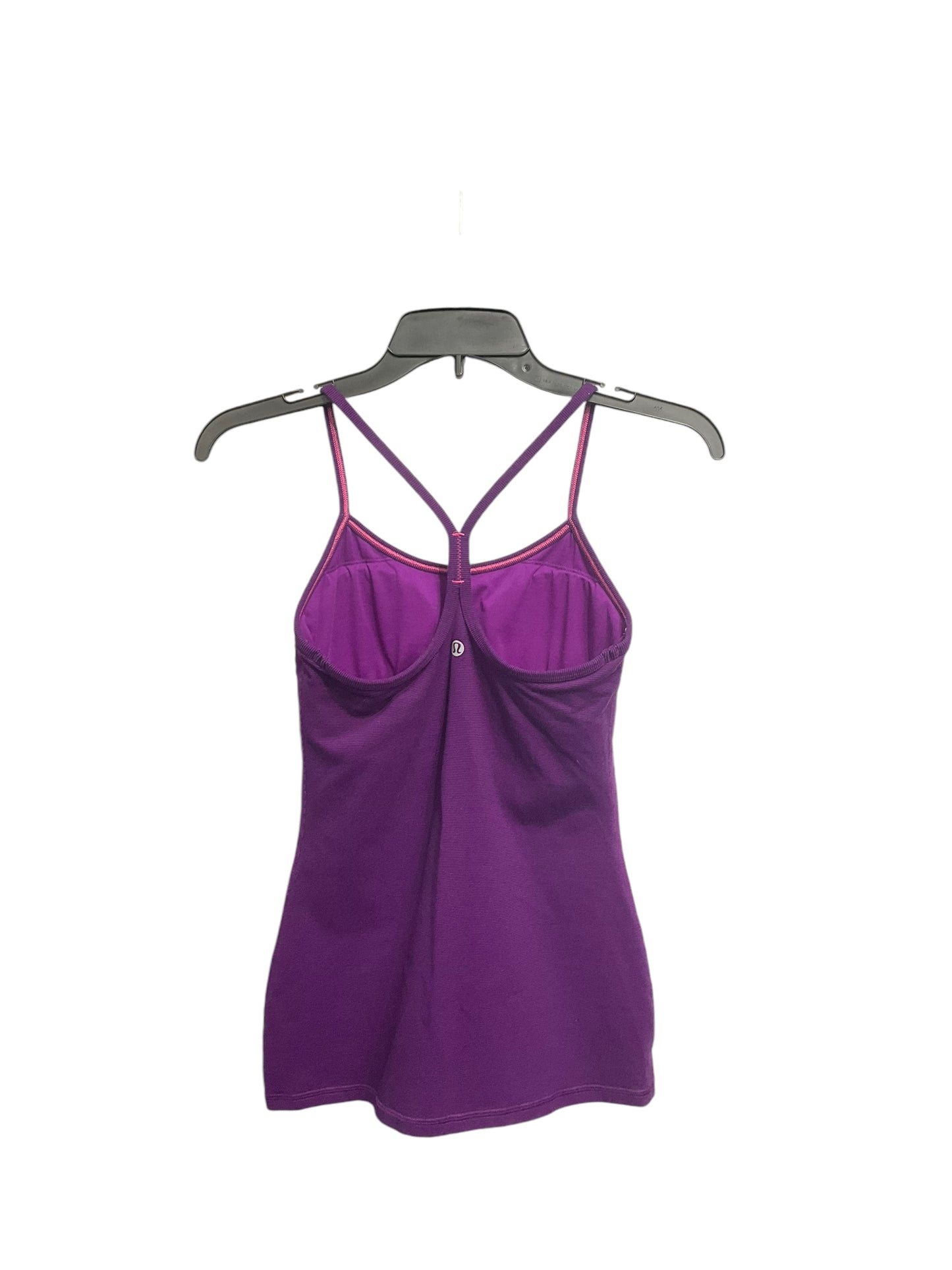 Athletic Tank Top By Lululemon In Purple, Size: 4