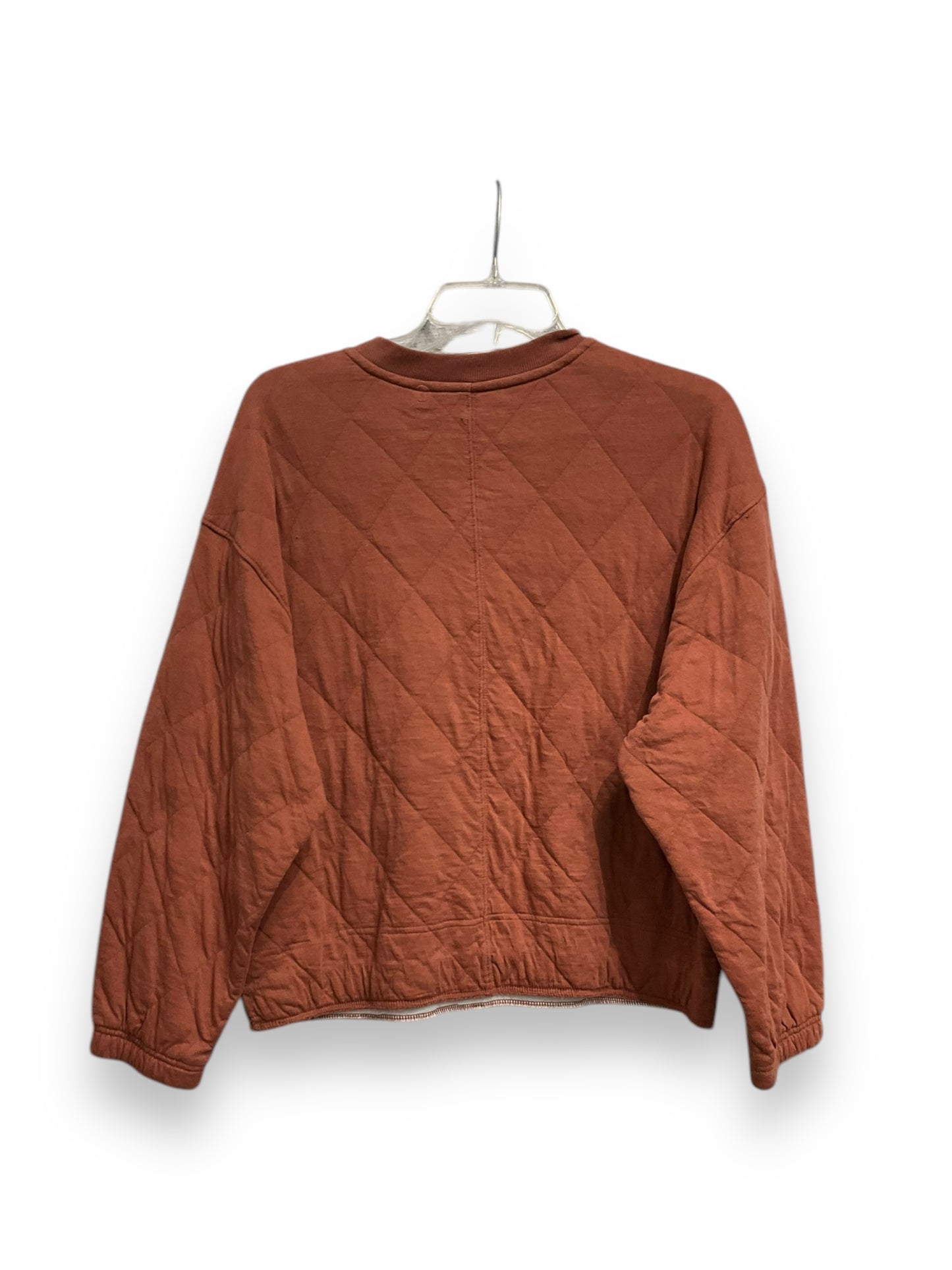 Sweatshirt Collar By Old Navy In Brown, Size: L