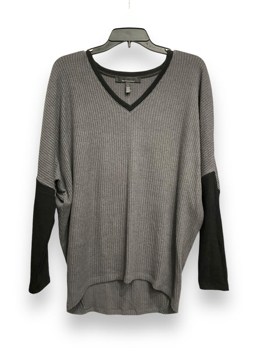 Top Long Sleeve By White House Black Market In Grey, Size: S