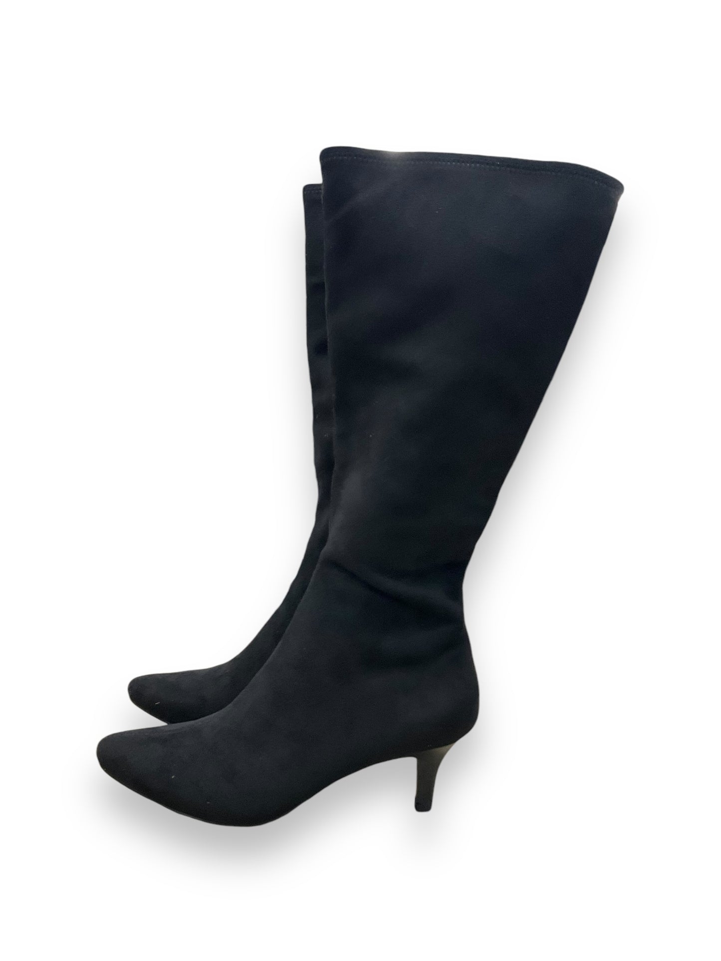 Boots Mid-calf Heels By Impo In Black, Size: 7.5