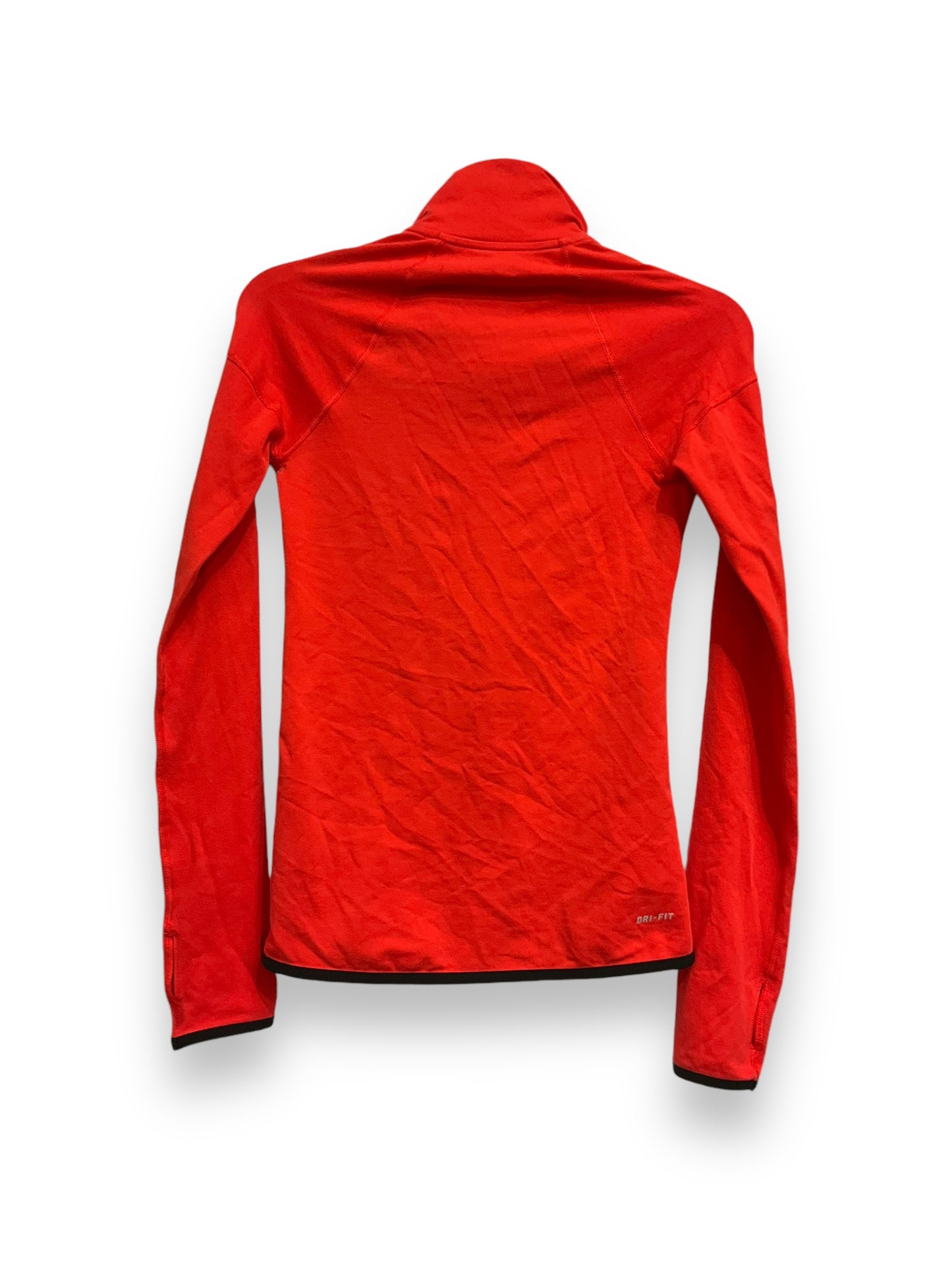 Athletic Jacket By Nike Apparel In Orange, Size: Xs