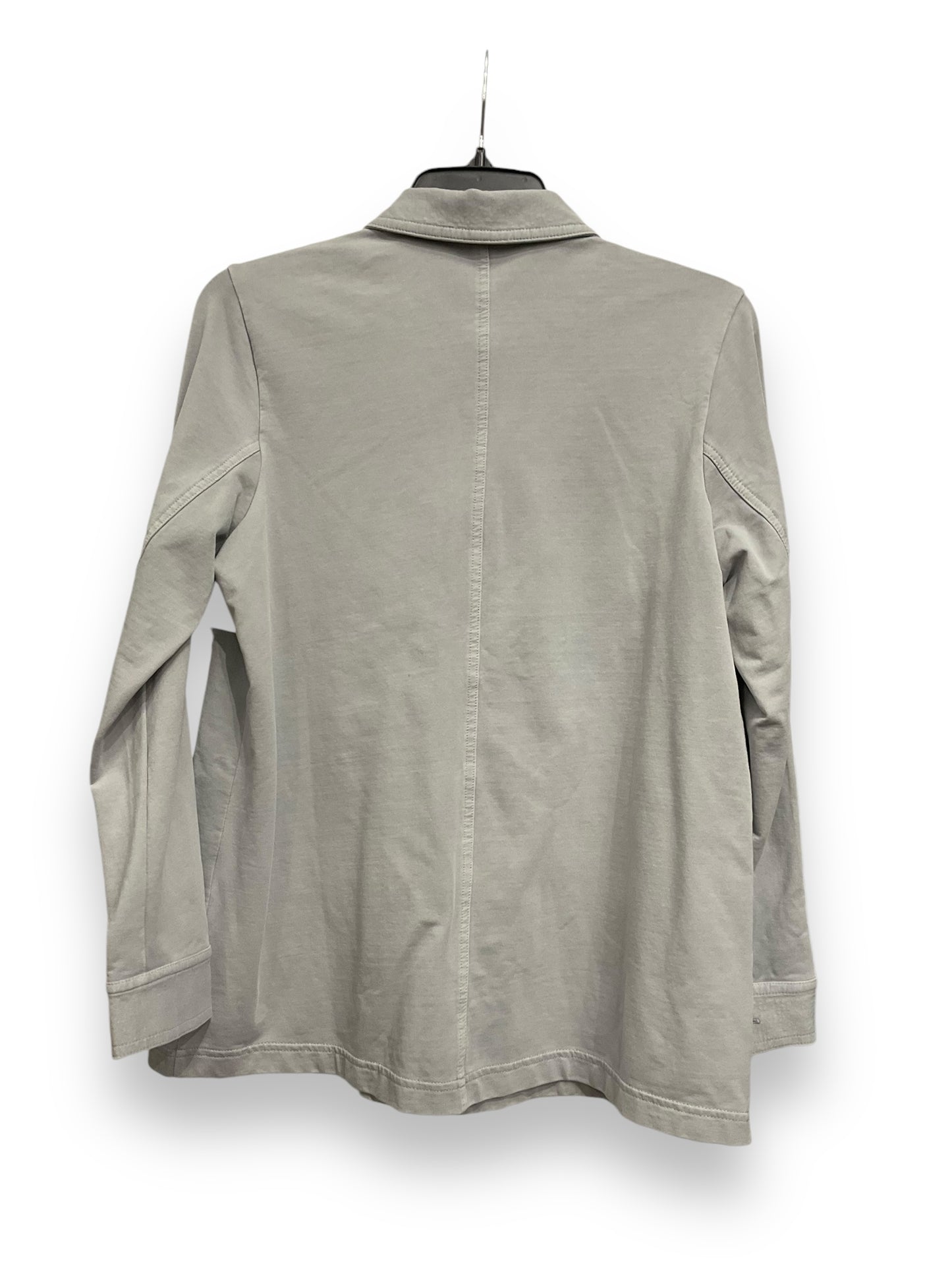 Jacket Shirt By J. Jill In Grey, Size: Xs