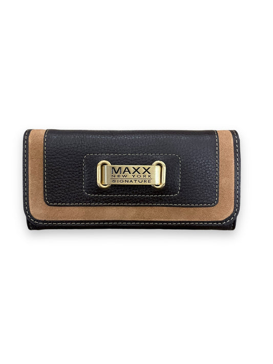 Wallet Leather By Maxx New York, Size: Medium