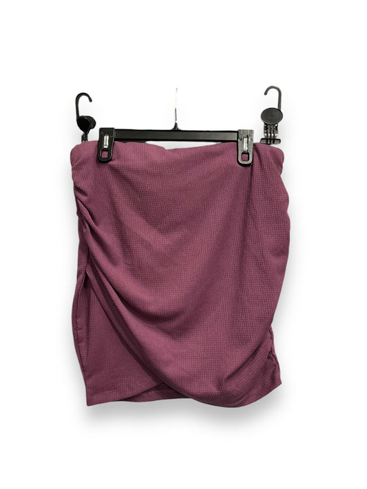 Skirt Mini & Short By Free People In Purple, Size: Xl