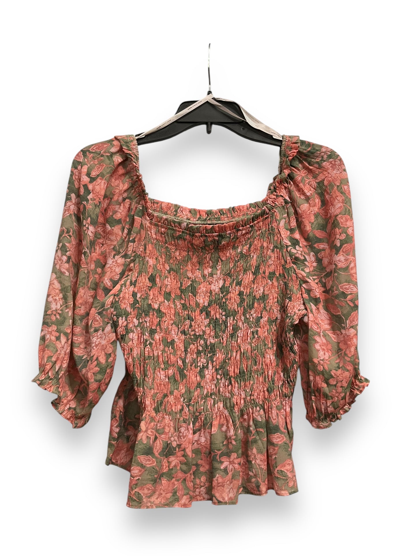 Top Long Sleeve By Nanette By Nanette Lepore In Floral Print, Size: S