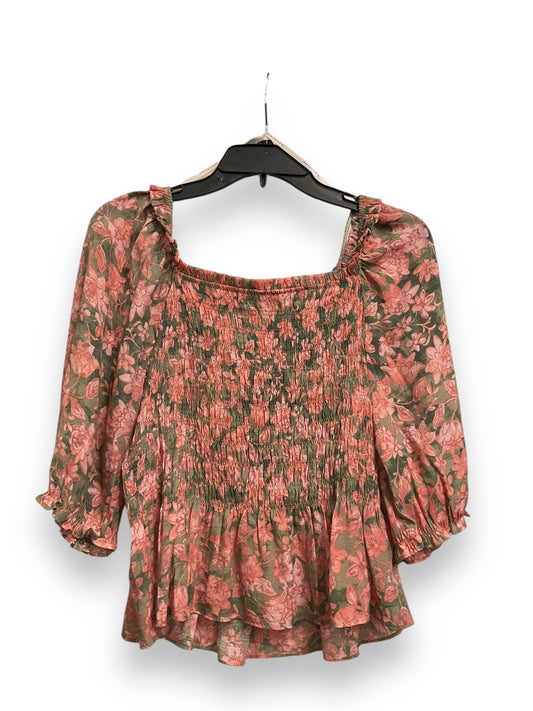 Top Long Sleeve By Nanette By Nanette Lepore In Floral Print, Size: S