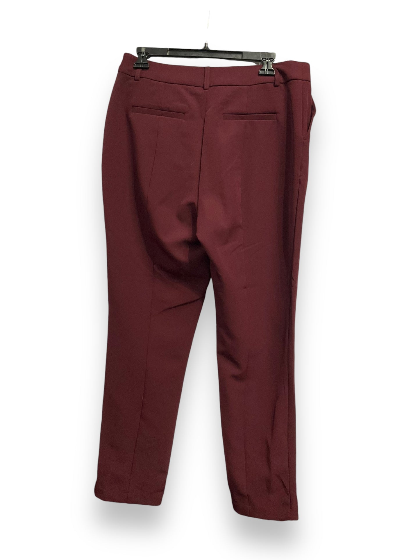 Pants Dress By Nine West Apparel In Maroon, Size: 10