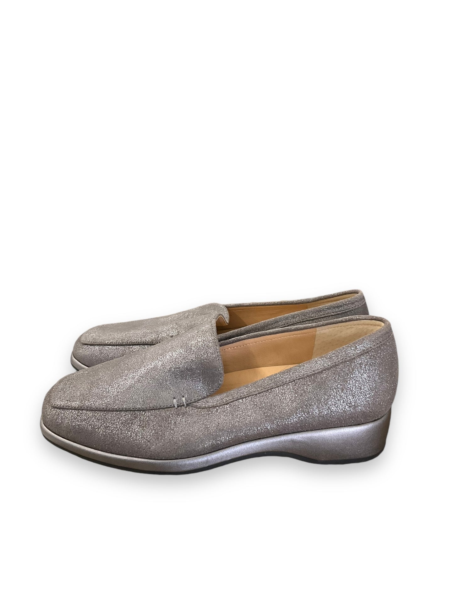 Shoes Flats By Alex Marie In Silver, Size: 8