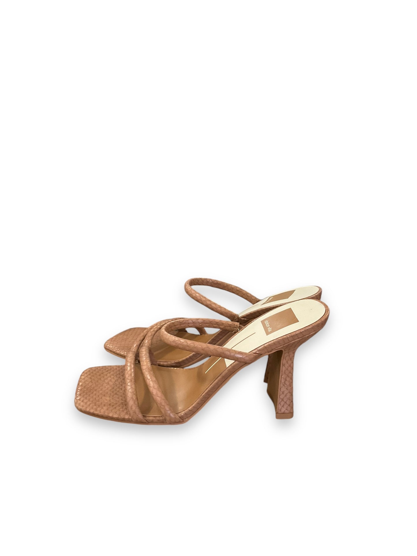 Shoes Heels Block By Dolce Vita In Tan, Size: 8.5