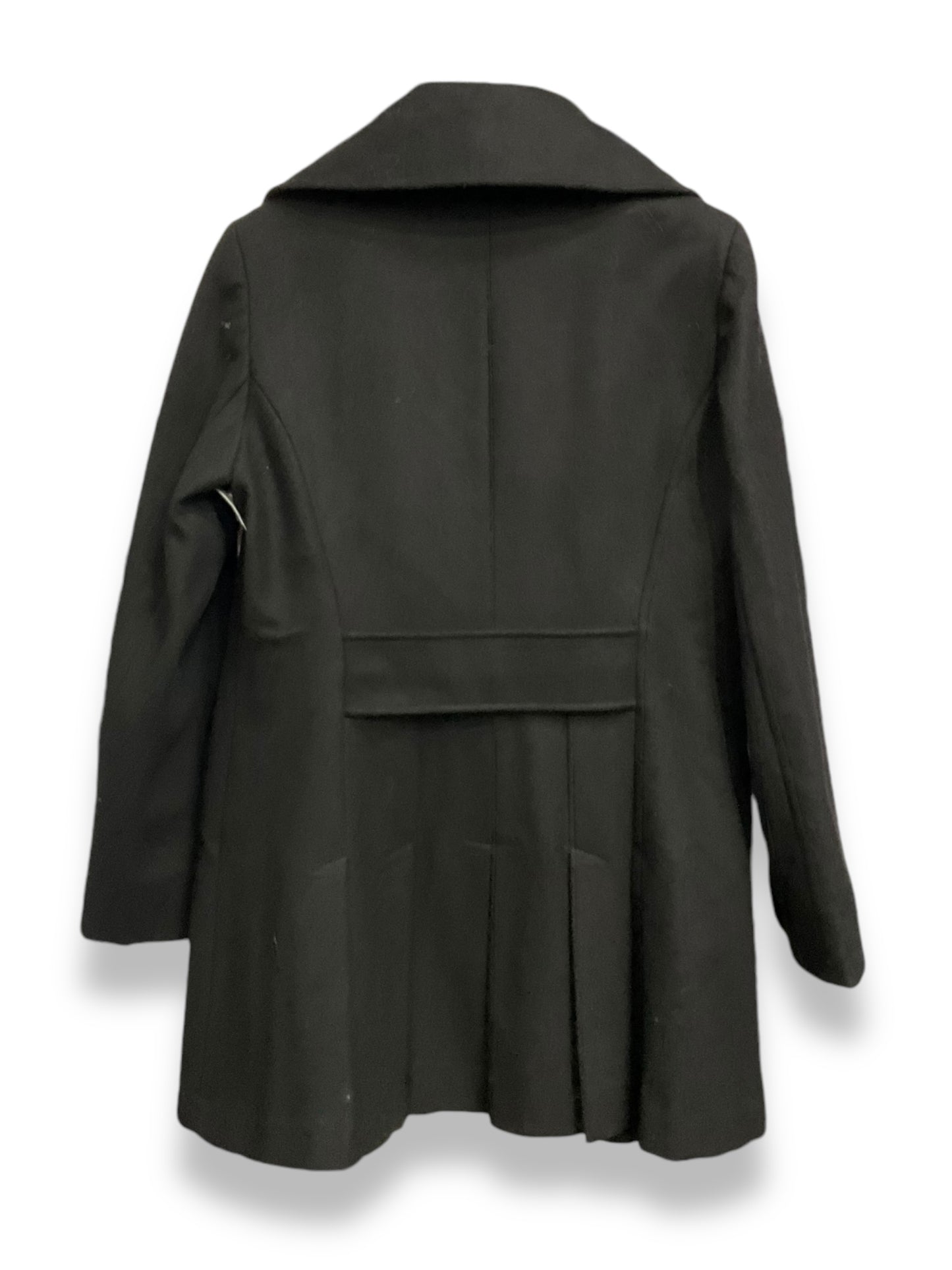 Coat Peacoat By Via Spiga In Black, Size: 14