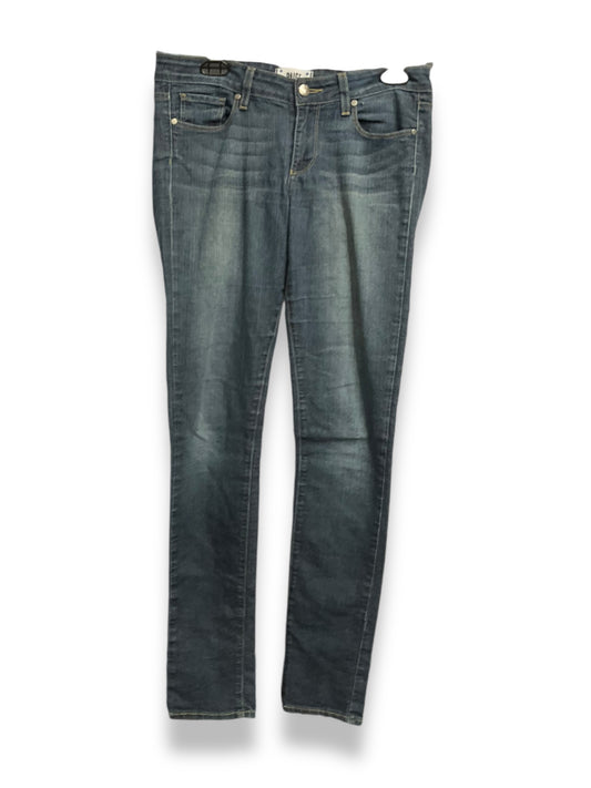 Jeans Straight By Paige In Blue Denim, Size: 4