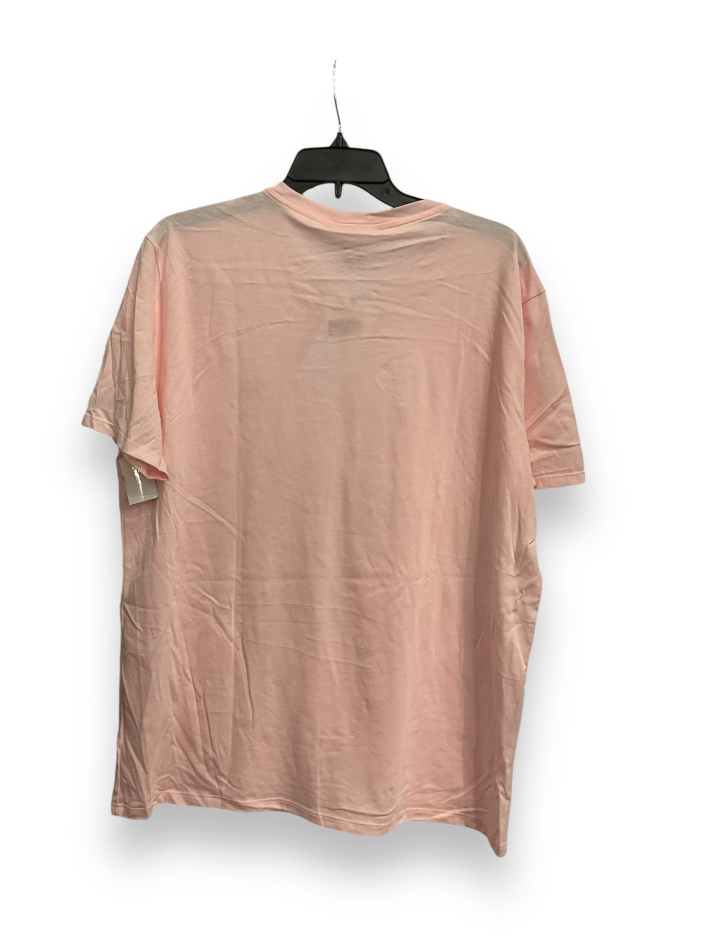 Top Short Sleeve By Lacoste In Pink, Size: Xl