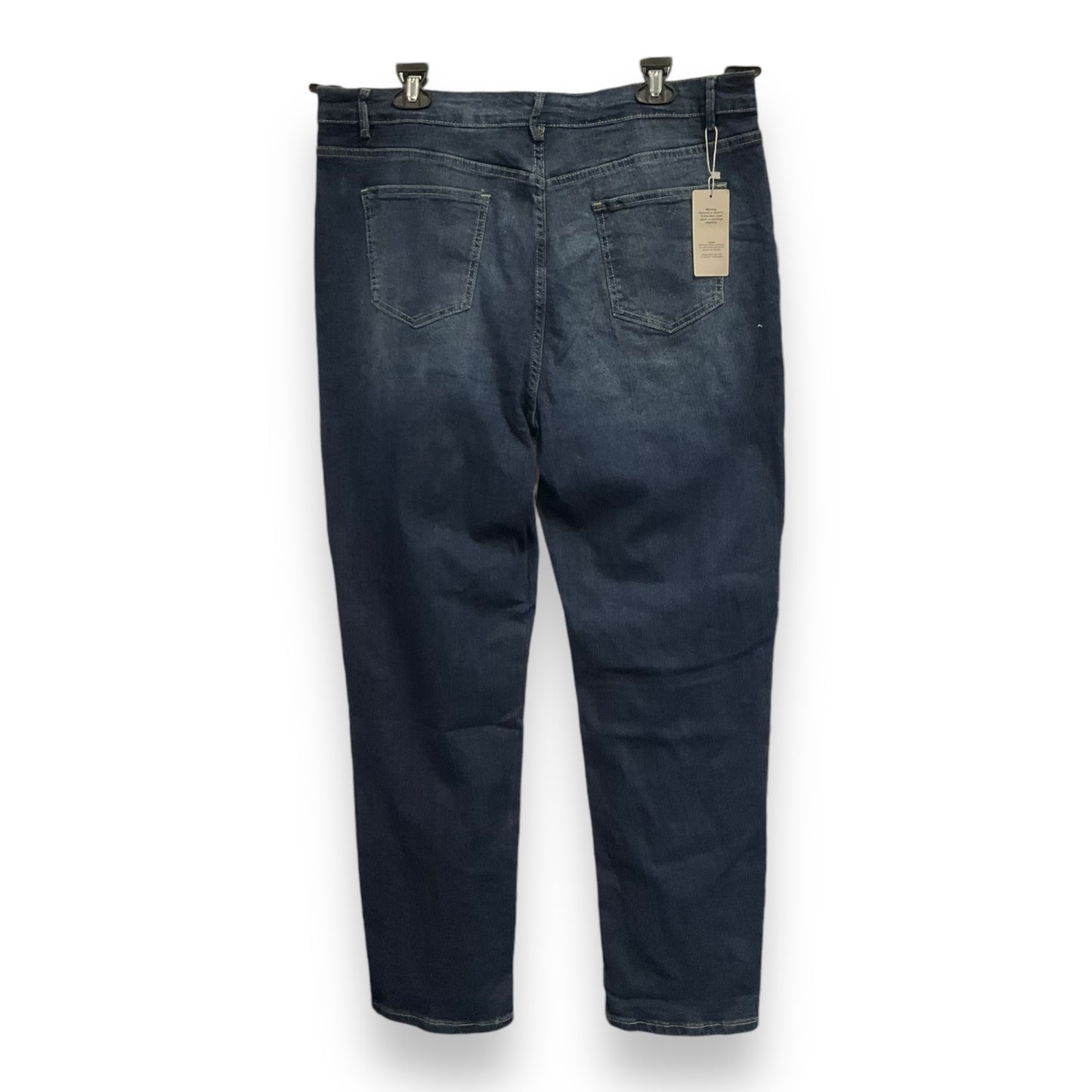 Jeans Straight By Clothes Mentor In Blue Denim, Size: 2x