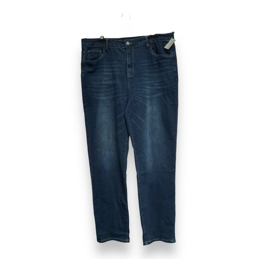 Jeans Straight By Clothes Mentor In Blue Denim, Size: 2x