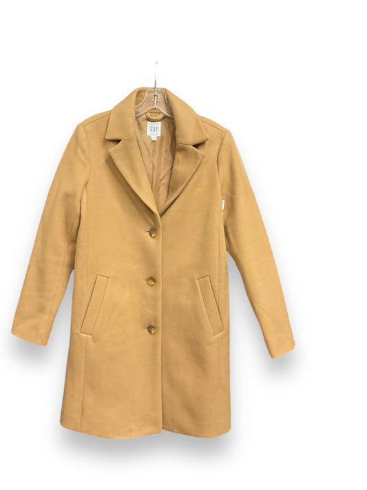 Coat Peacoat By Gap In Tan, Size: Xs