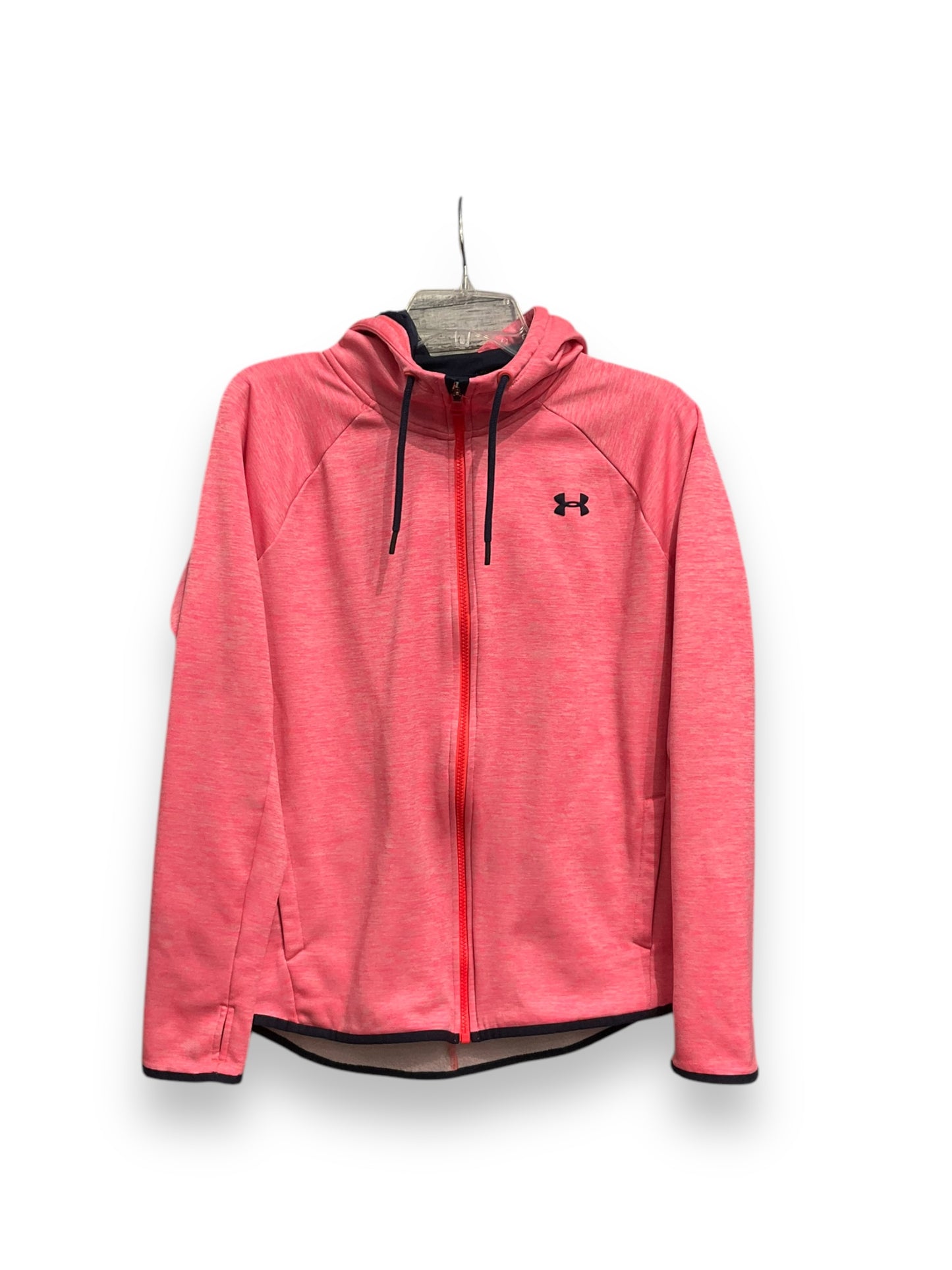 Athletic Jacket By Under Armour In Pink, Size: M