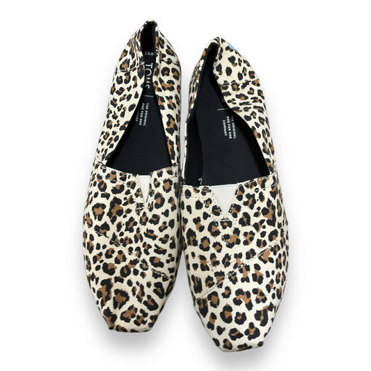 Shoes Flats By Toms In Animal Print, Size: 9.5