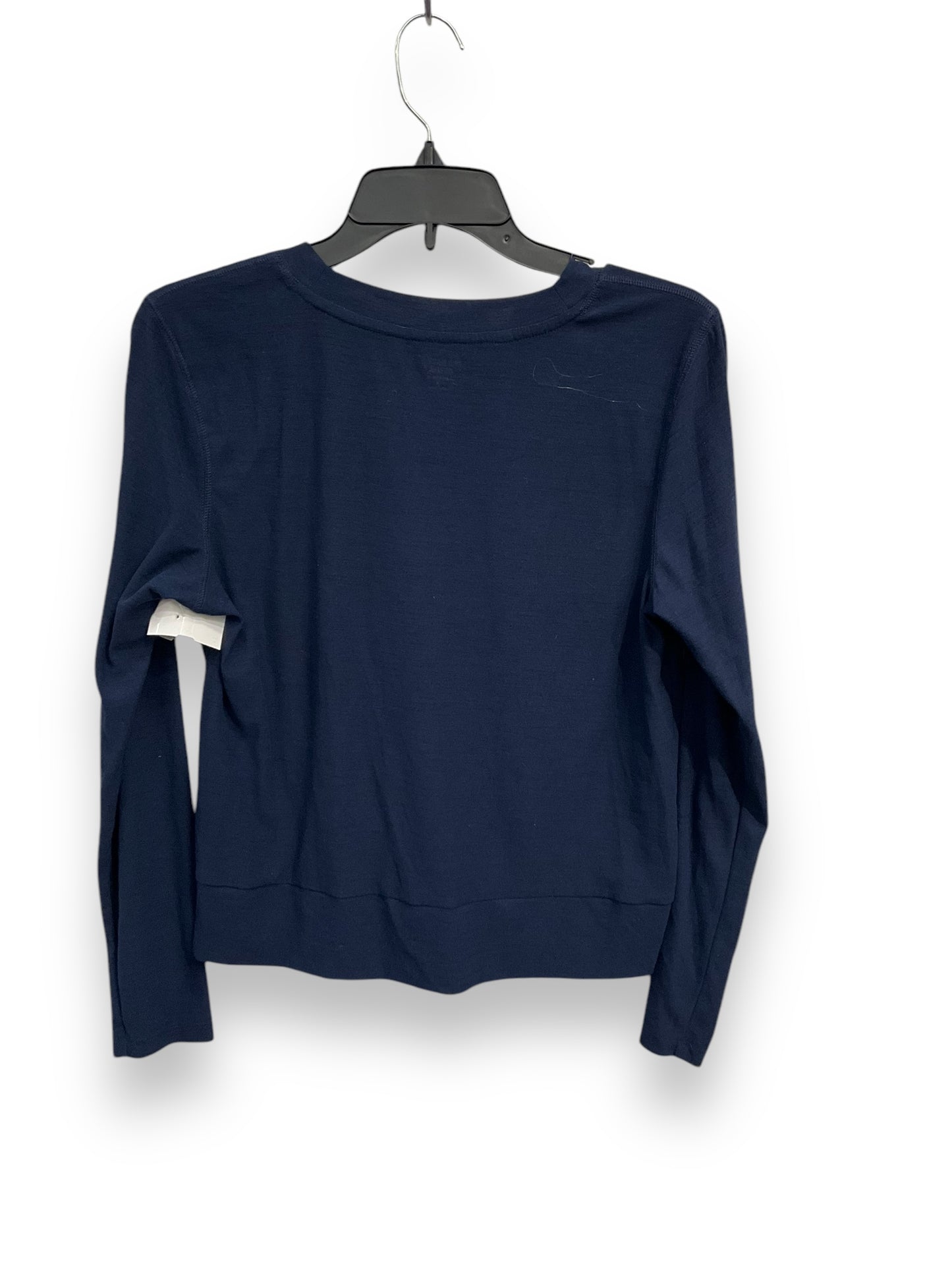 Athletic Top Long Sleeve Crewneck By Old Navy In Navy, Size: L