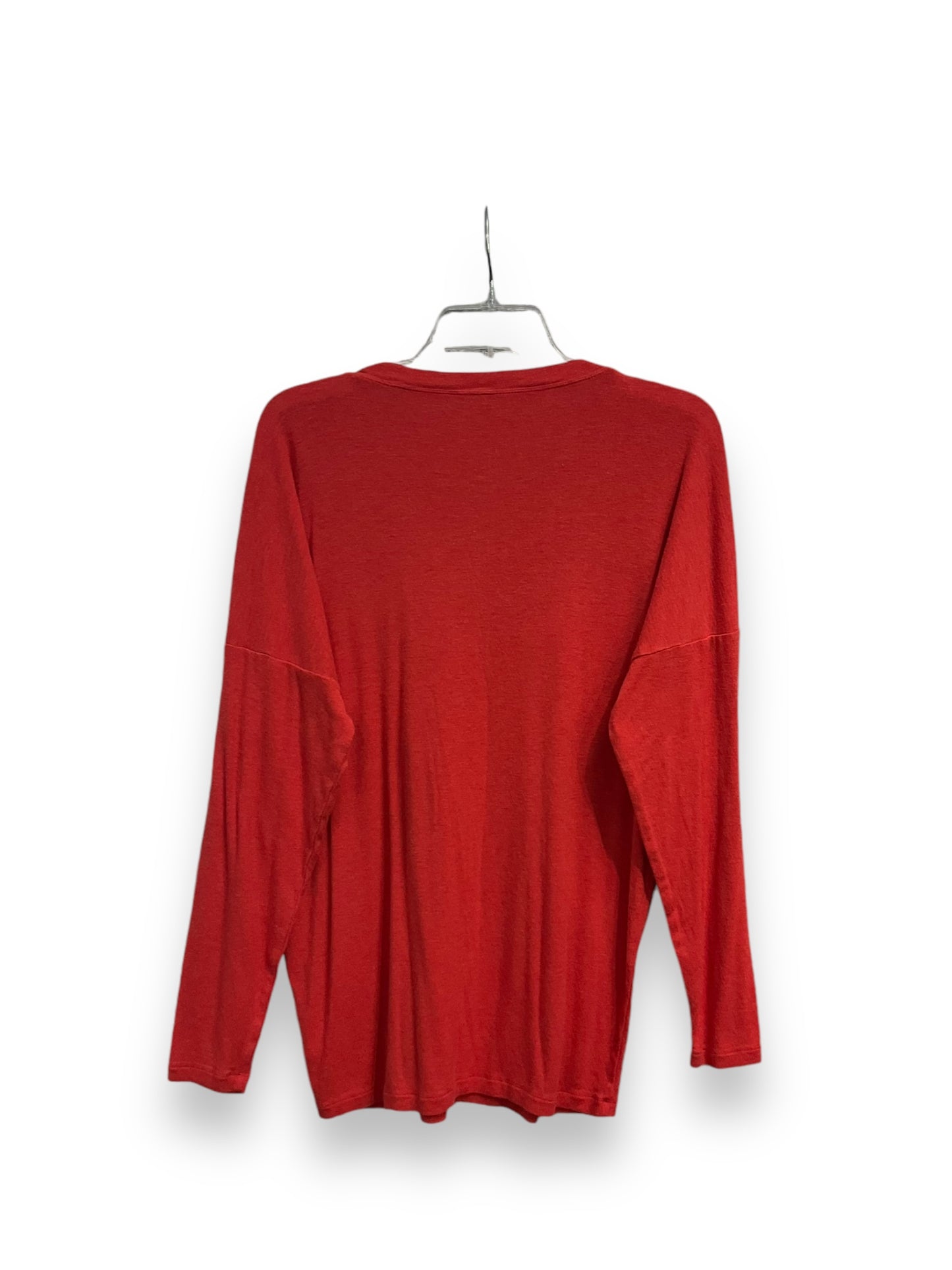 Top Long Sleeve By Cabi In Red, Size: S