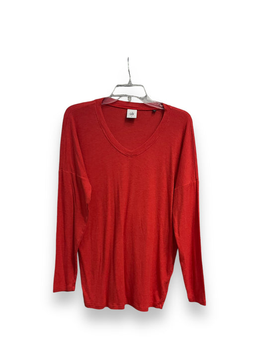 Top Long Sleeve By Cabi In Red, Size: S