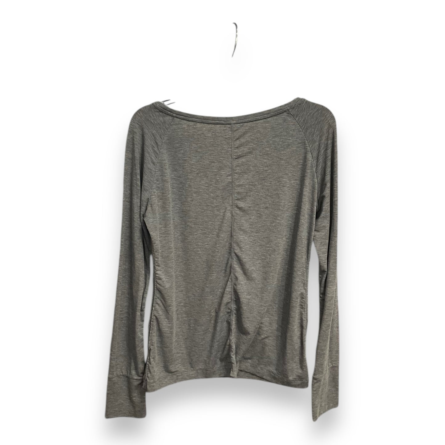 Athletic Top Long Sleeve Crewneck By Gapfit In Grey, Size: M