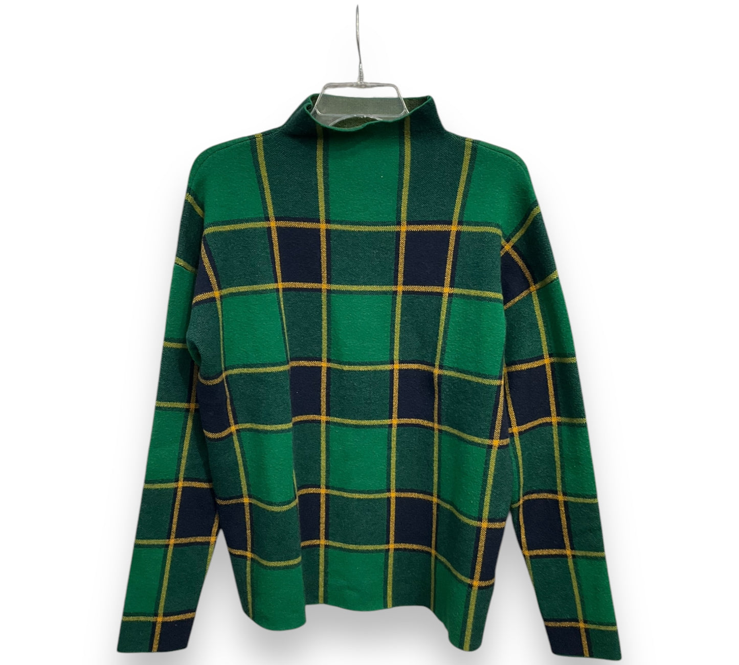 Sweater By Rachel Zoe In Plaid Pattern, Size: L