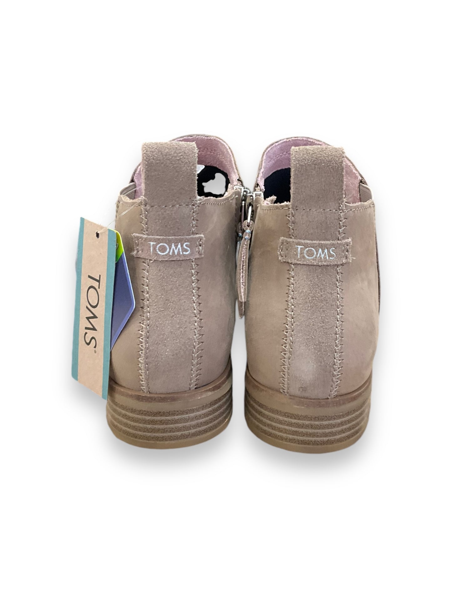 Boots Ankle Flats By Toms In Tan, Size: 7.5