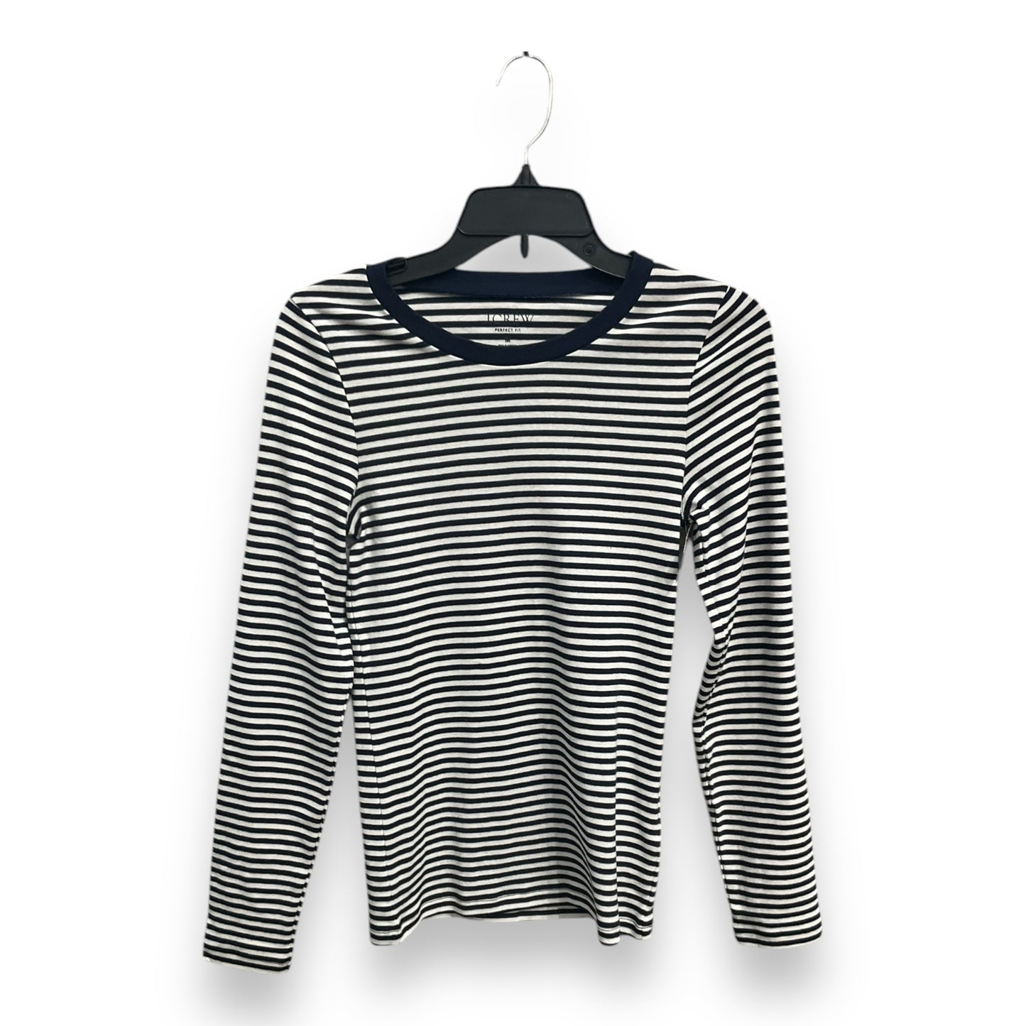 Top Long Sleeve By J. Crew In Striped Pattern, Size: M