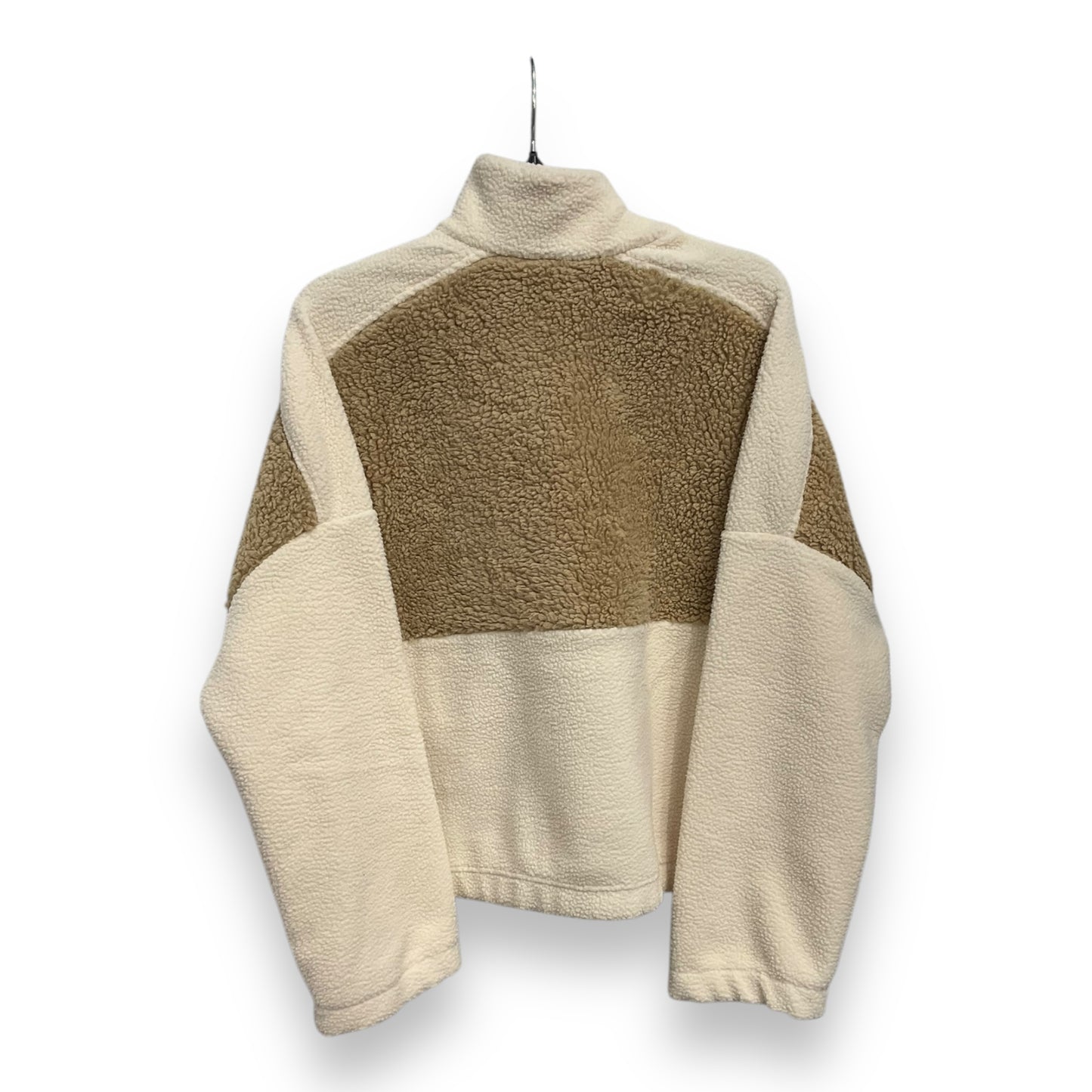 Athletic Fleece By Columbia In Cream & Tan, Size: Xl