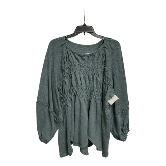 Top Long Sleeve By We The Free In Teal, Size: Xs