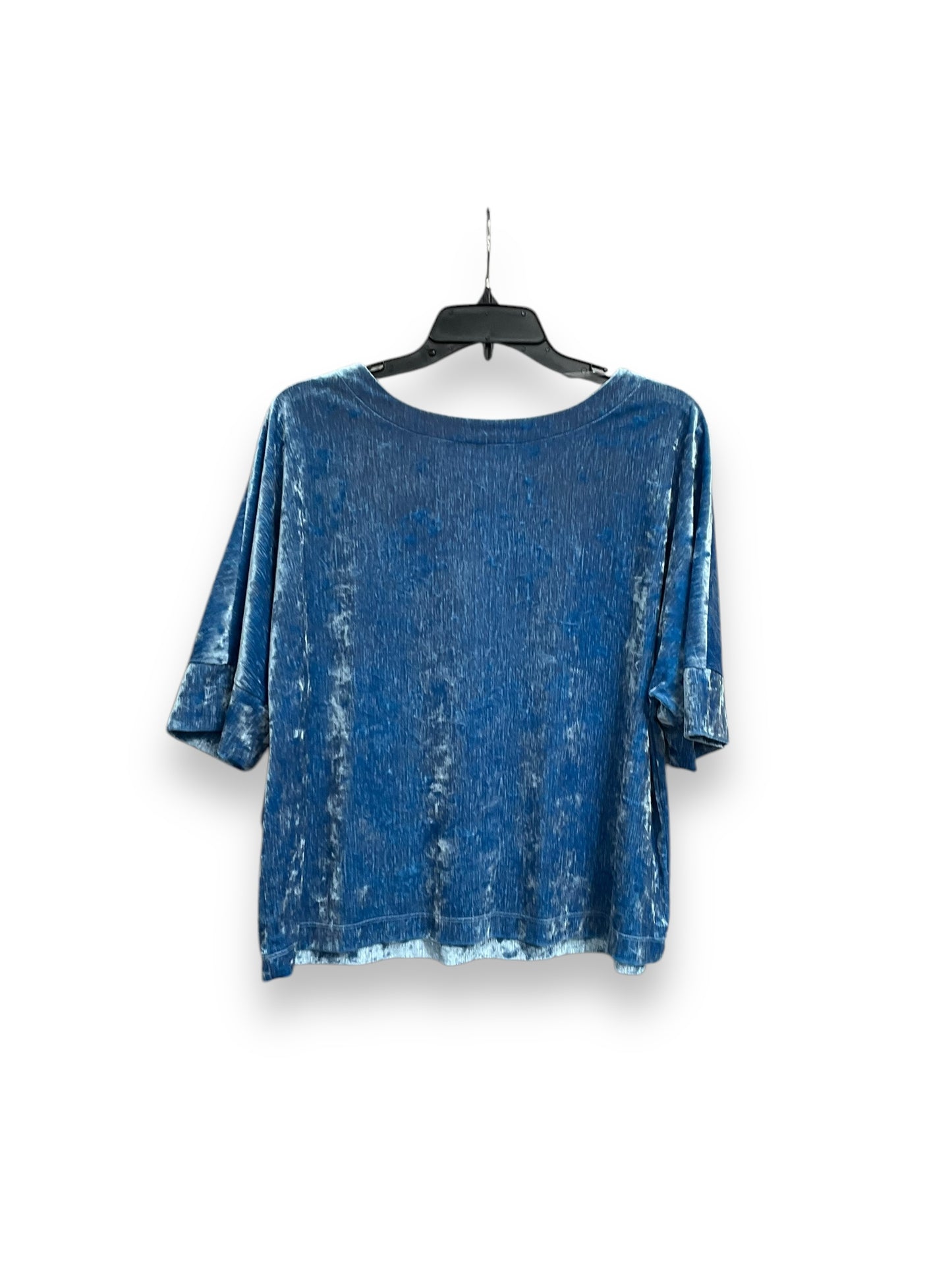 Top Short Sleeve By Cmc In Blue, Size: M