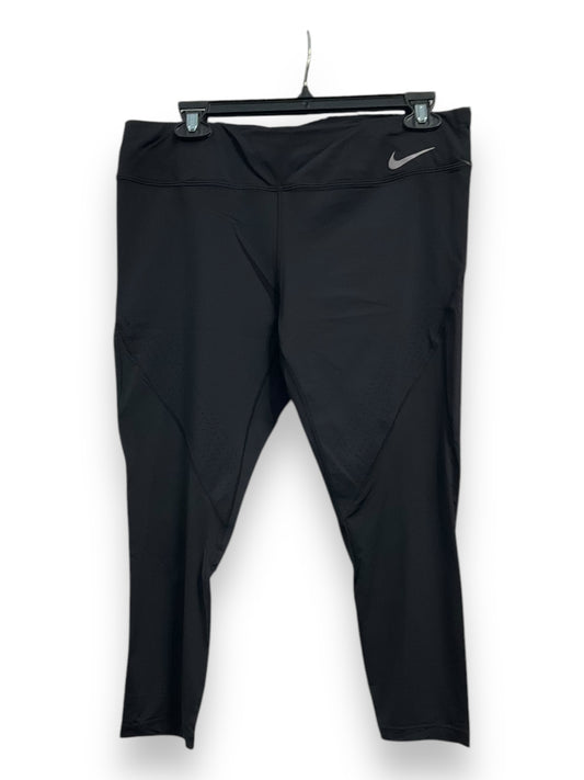 Athletic Leggings By Nike Apparel In Black, Size: Xl