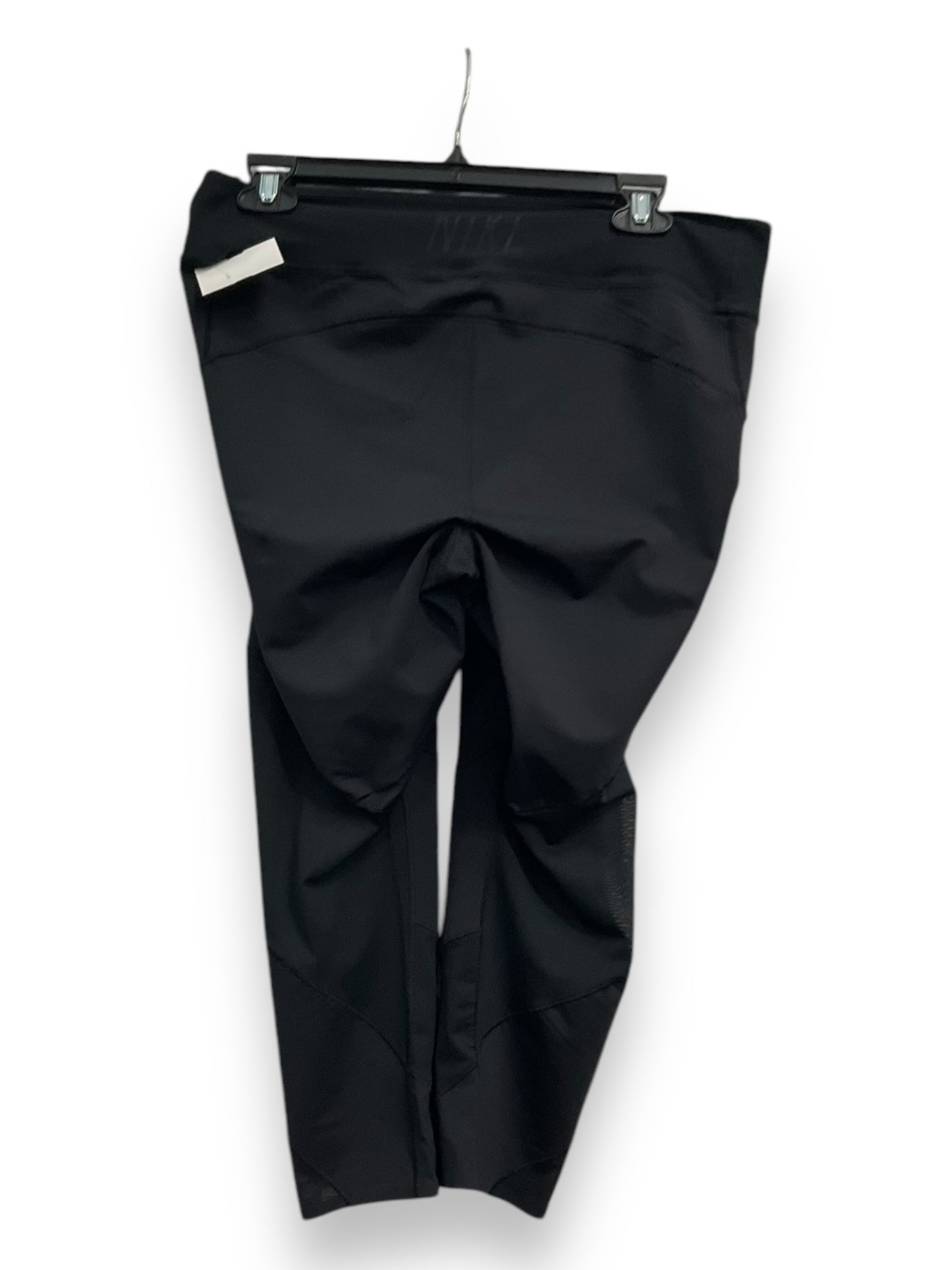 Athletic Leggings By Nike Apparel In Black, Size: Xl